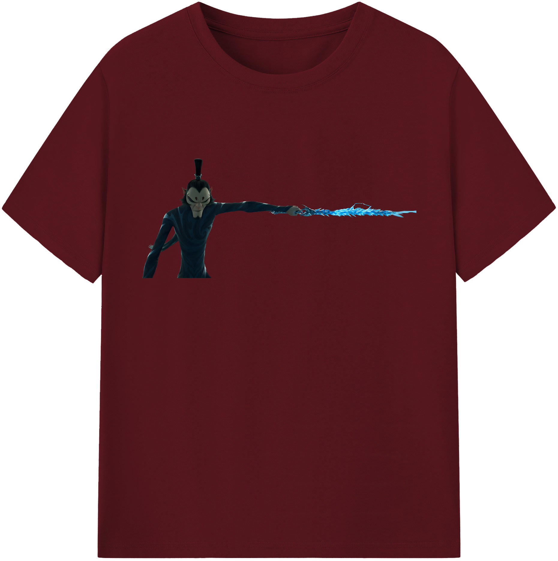 （画像用） Ne Zha 2 ナタ 魔童の大暴れ 綿100％半袖Tシャツ（フロントプリント）